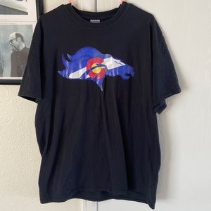 Denver Broncos Colorado Black T Shirt